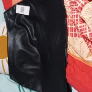 Juicy couture pleather mini skirt